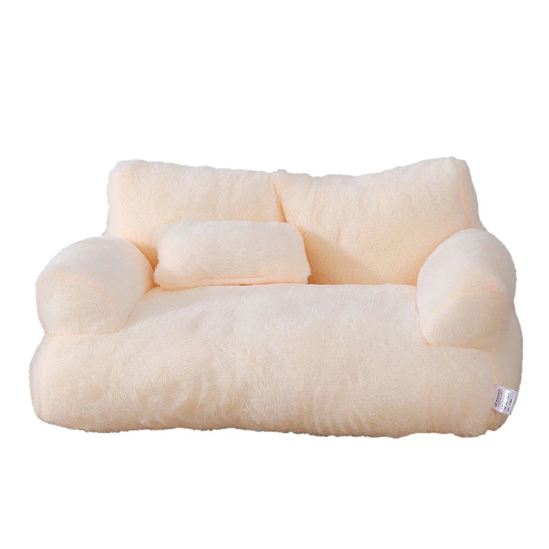 Luxury Cat Bed Super Soft Warm Pet Sofa for Small Dogs Cats Detachable Washable Non-slip Kitten Puppy Sleeping Bed Pet Supplies