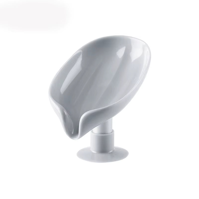 New Leaf-Shaped Drain Sponge Drain Soap Holder Suction Cup Soap Dish Soap Dish for Bathroom Bathroom Accessories for Bathroom