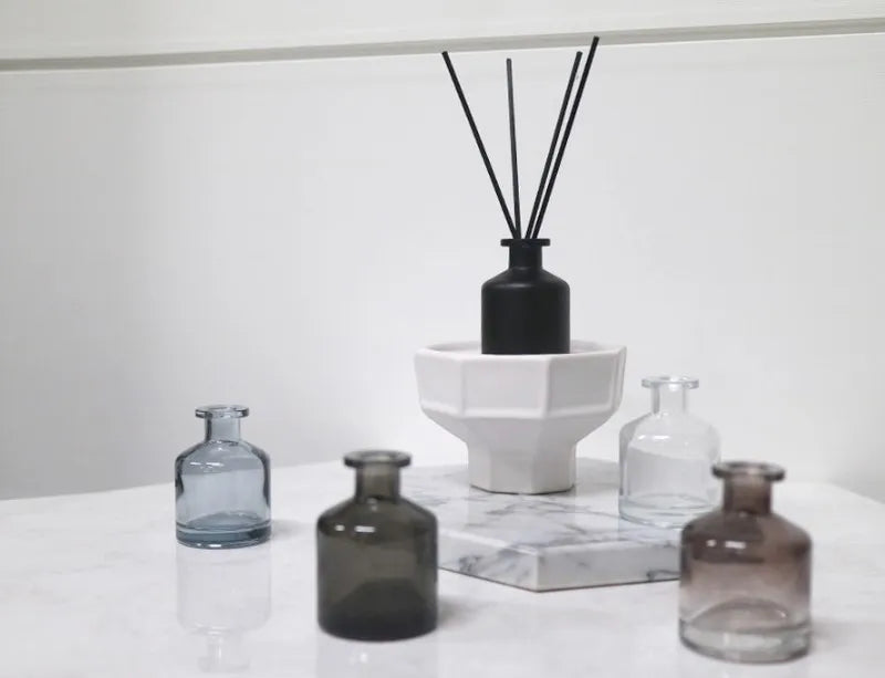 1pcs 50ml Home Fragrance Diffuser Bottle Party Gifts Glass Container Reed Diffuser Essential Oil Bottle Oil Diffusers Sticks