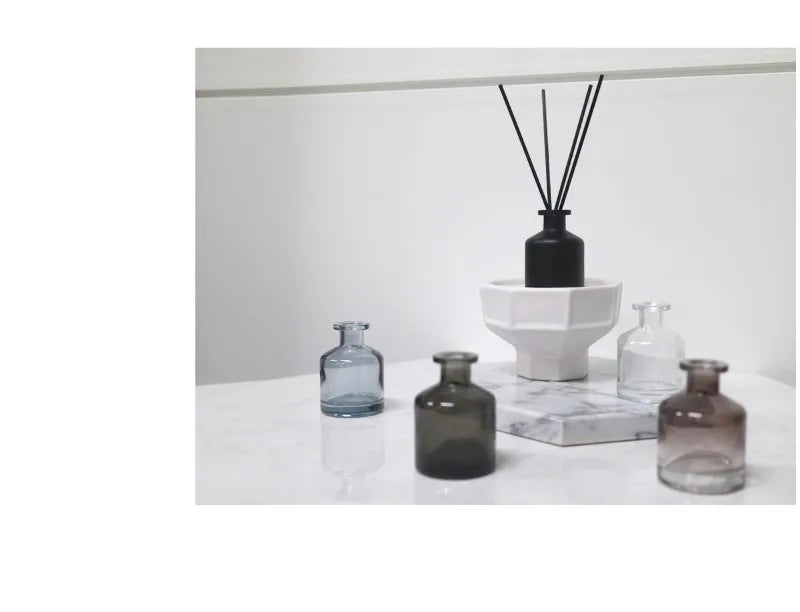1pcs 50ml Home Fragrance Diffuser Bottle Party Gifts Glass Container Reed Diffuser Essential Oil Bottle Oil Diffusers Sticks