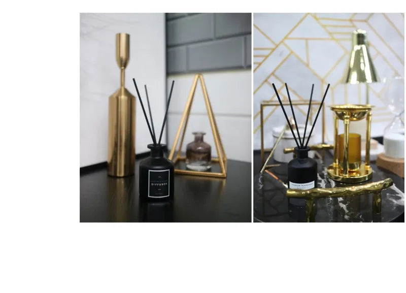 1pcs 50ml Home Fragrance Diffuser Bottle Party Gifts Glass Container Reed Diffuser Essential Oil Bottle Oil Diffusers Sticks