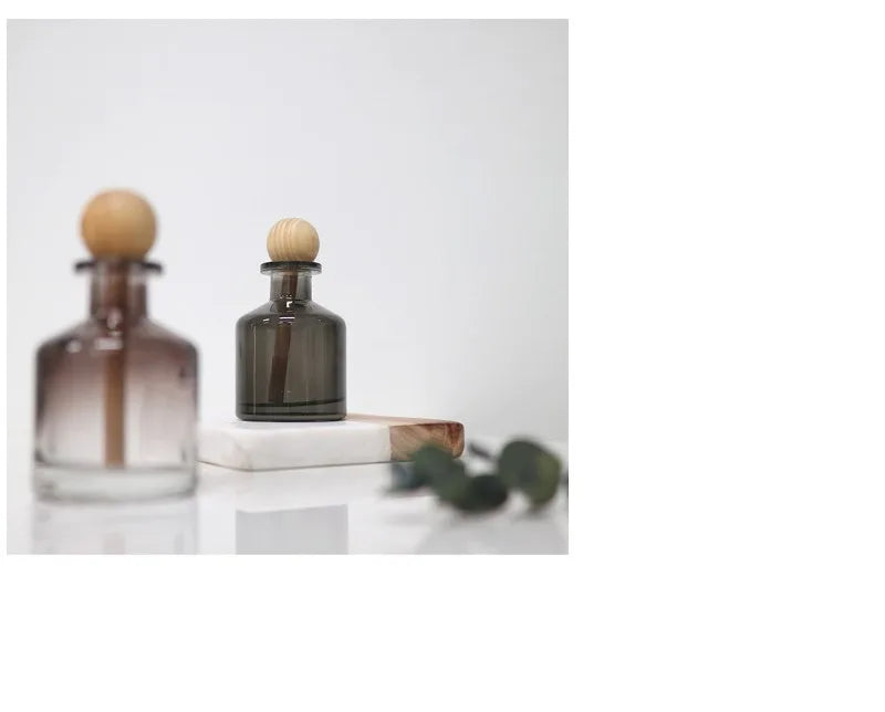 1pcs 50ml Home Fragrance Diffuser Bottle Party Gifts Glass Container Reed Diffuser Essential Oil Bottle Oil Diffusers Sticks