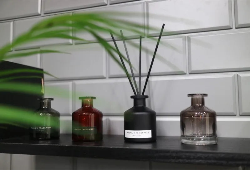 1pcs 50ml Home Fragrance Diffuser Bottle Party Gifts Glass Container Reed Diffuser Essential Oil Bottle Oil Diffusers Sticks
