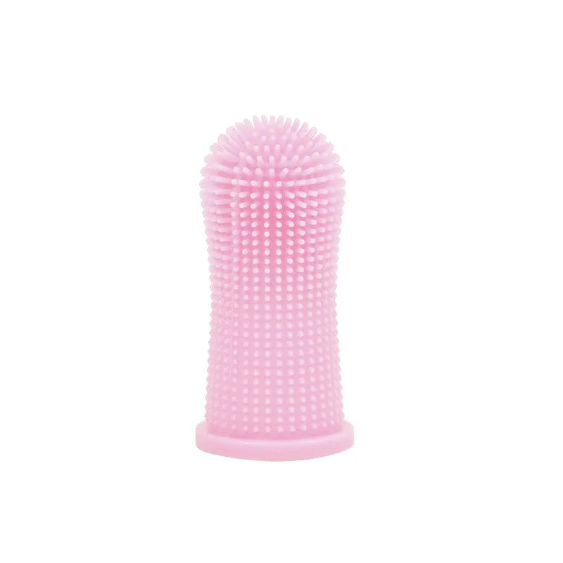 Dog Super Soft Pet Finger Toothbrush Teeth Cleaning Bad Breath Care Nontoxic Silicone Tooth Brush Tool Toothbrush Anti-Cavity