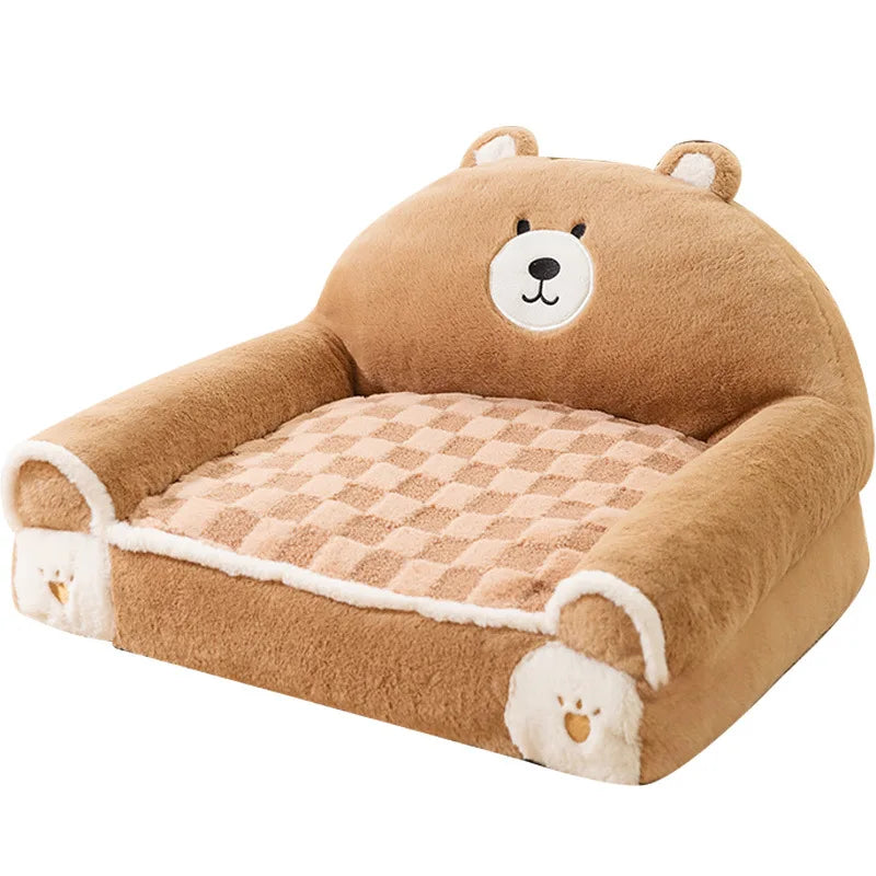 Cozy Pet Dog Bed Sofa Winter Warm Pet Bed for Small Dogs Cats Thicken Dog Sleeping Bed Plush Puppy Kennel Pet Supplies