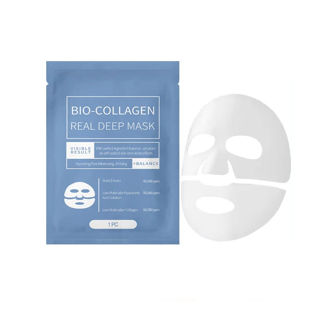 1/3/5/10PCS Bio Collagen Face Mask Anti Wrinkle Fade Face Fine Line Lift Firm Skin Anti-Aging Brighten SkinCare Korean Cosmetics