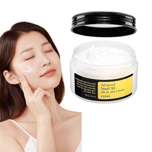 COSRX Snail Mucin 92% Face Moisturizer Lightweight Moisturing Cream for Soft Korean 3.52 Oz Moisturizer Face Cream
