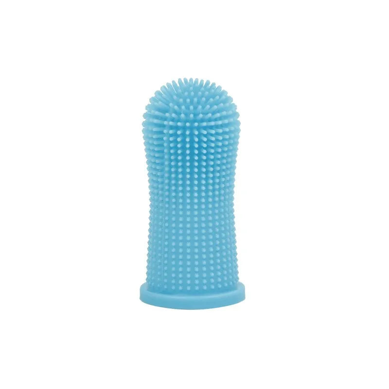 Dog Super Soft Pet Finger Toothbrush Teeth Cleaning Bad Breath Care Nontoxic Silicone Tooth Brush Tool Toothbrush Anti-Cavity