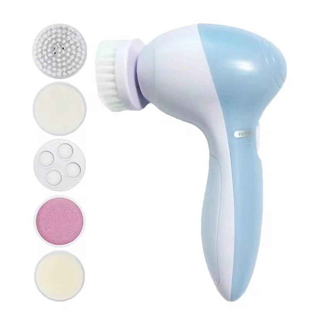 Face Beauty Electric facial cleaning brush facial exfoliator, sonic vibration rotating facial cleanser, skincare tools