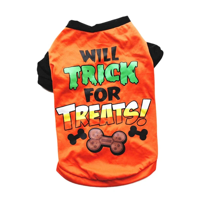Fashion Print Puppy Dog T-shirt Vest Cozy Cotton Pet Summer Clothes for Small Dogs Cats Chihuahua Pullovers Pomeranian Clothing
