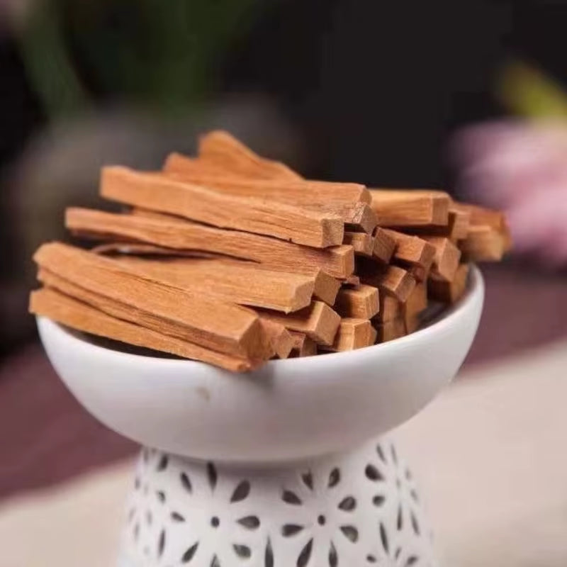 1Bag Natural Sandalwood Sticks Incense Natural Hand Split Wood Strips Purifying Healing Meditation Stress Relief Aromatherapy