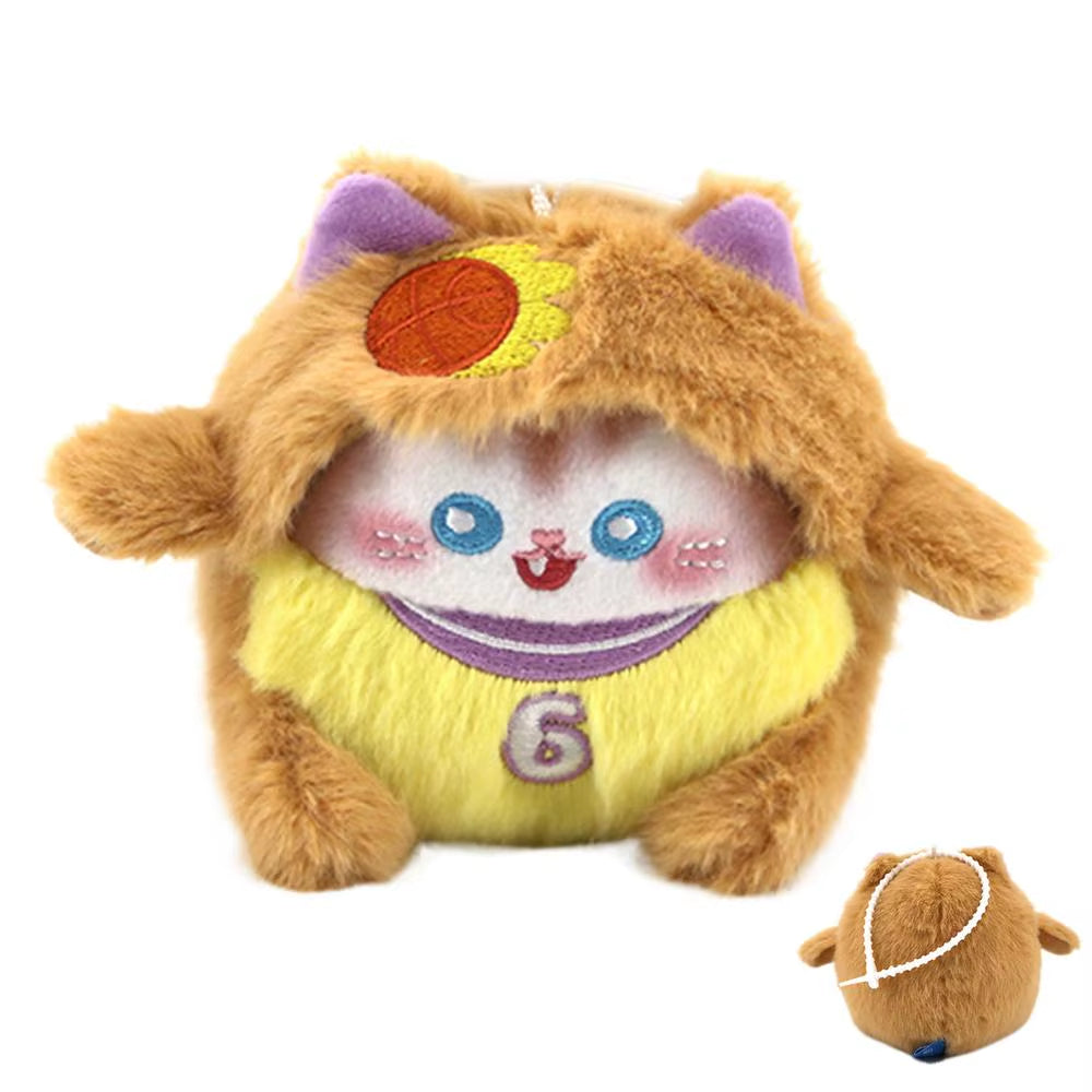 Cute Squeaks Cat Toys Kids Interactive Scented Pendant Realistic Soft Plush Toy Cat for Children Girls Boys Adults